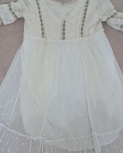 Free People sheer flowy dress